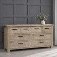 Reclaimed Pine 8 Drawer Wide Chest thumbnail