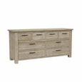 Reclaimed Pine 8 Drawer Wide Chest thumbnail 2