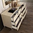 Ambra Italian Chest - 6 Drawer - Large - Sand Birch