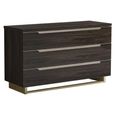 Smart Italian Walnut 3 Drawer Chest thumbnail 2