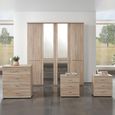 Dakar 2 Bedside / Chest / Silver Handles Dresser - Sizes Available thumbnail 2