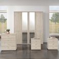 Dakar 2 Bedside / Chest / Silver Handles Dresser - Sizes Available thumbnail 4