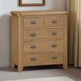 Hopewood Oak 2+3 Drawer Chest thumbnail 2