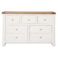 Melbourne White Painted 7 Drawer Wide Chest thumbnail 2