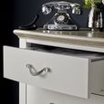 Montreux Grey Washed Oak and Soft Grey 6 Drawer Wide Chest thumbnail 4