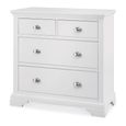 Hampstead White Chest - 2+2 Drawer