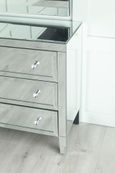 Lucia Small Chest - 3 Drawer - Mirrored