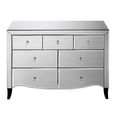 Palermo Wide Chest - Mirrored - Multi Drawer