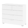 Aditio Chest - 3+2 Drawer - Alpine White