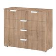 Aditio Chest - 3+2 Drawer - Sonoma Oak
