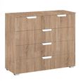 Aditio Chest - 3+2 Drawer - Sonoma Oak