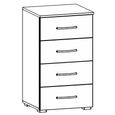 Alegro Narrow Chest - Sonoma Oak - 4 Drawer