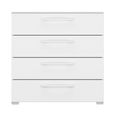 Skat Pure Chest - 4 Drawer - Alpine White