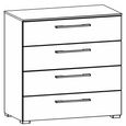 Skat Pure Chest - 4 Drawer - Silk Grey