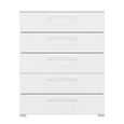 Skat Pure Chest - 5 Drawer - Alpine White
