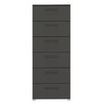 Skat Pure Chest - 6 Drawer - Tall - Graphite