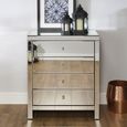 Seville Chest - 4 Drawer - Mirrored