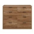 Stockwell Chest - 8 Drawer - Rustic Oak