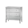 Valencia Small Chest - 3 Drawer - Mirrored