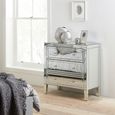 Valencia Small Chest - 3 Drawer - Mirrored