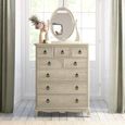 Camille Chest - 8 Drawer - Grey Oak