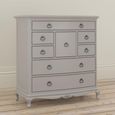 Etienne Chest - 8 Drawer - Grey