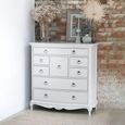 Etienne Chest - 8 Drawer - Grey