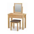 New Trinity Dressing Table Set - 2 Drawer - Natural Oak