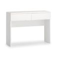 Manhattan Dressing Table - 2 Drawer - White Gloss