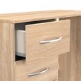 Avon Dressing Table - 3 Drawer - Single - Oak
