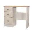 Norfolk Dressing Table - Single - 3 Drawer - Cashmere and Oak