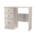 Balmoral Dressing Table - 3 Drawer - Single Pedestal - Cashmere