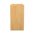 Monaco Dressing Table - Single - 3 Drawer - Modern Oak