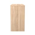 Monaco Dressing Table - Single - 3 Drawer - Oak
