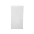 Monaco Dressing Table - Single - 3 Drawer - White