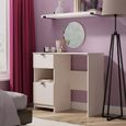 Bora Dressing Table - 2 Drawer - Open Shelf - Single - Kashmir Matt