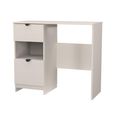 Bora Dressing Table - 2 Drawer - Open Shelf - Single - Kashmir Matt