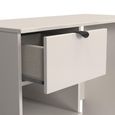 Bora Dressing Table - 2 Drawer - Open Shelf - Single - Kashmir Matt