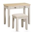 Windermere Painted Dressing Set - 2 Drawer - Oyster Grey