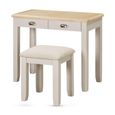 Windermere Painted Dressing Set - 2 Drawer - Oyster Grey