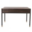 Bali Dressing Table - 1 Drawer - Dark Ebony Veneer