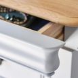 Chantilly Dressing Table - 2 Drawer - Grey Painted - Wood