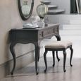 Verdi Italian Grey 3 Drawer French Style Dressing Table thumbnail