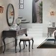 Verdi Italian Grey 3 Drawer French Style Dressing Table thumbnail 2