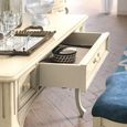 Verdi Italian Ivory 3 Drawer French Style Dressing Table thumbnail 3