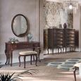 Verdi Italian Walnut 3 Drawer French Style Dressing Table thumbnail 2