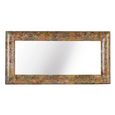 Mosaic Natural Handcrafted Mango Wood Wall Mirror - 60cm x 120cm thumbnail 2