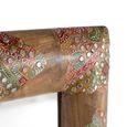Mosaic Natural Handcrafted Mango Wood Wall Mirror - 60cm x 120cm thumbnail 3
