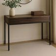 Bali Dressing Table - 1 Drawer - Dark Ebony Veneer
