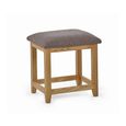 Mallory Dressing Table with Stool - 3 Drawer - Single - Oak